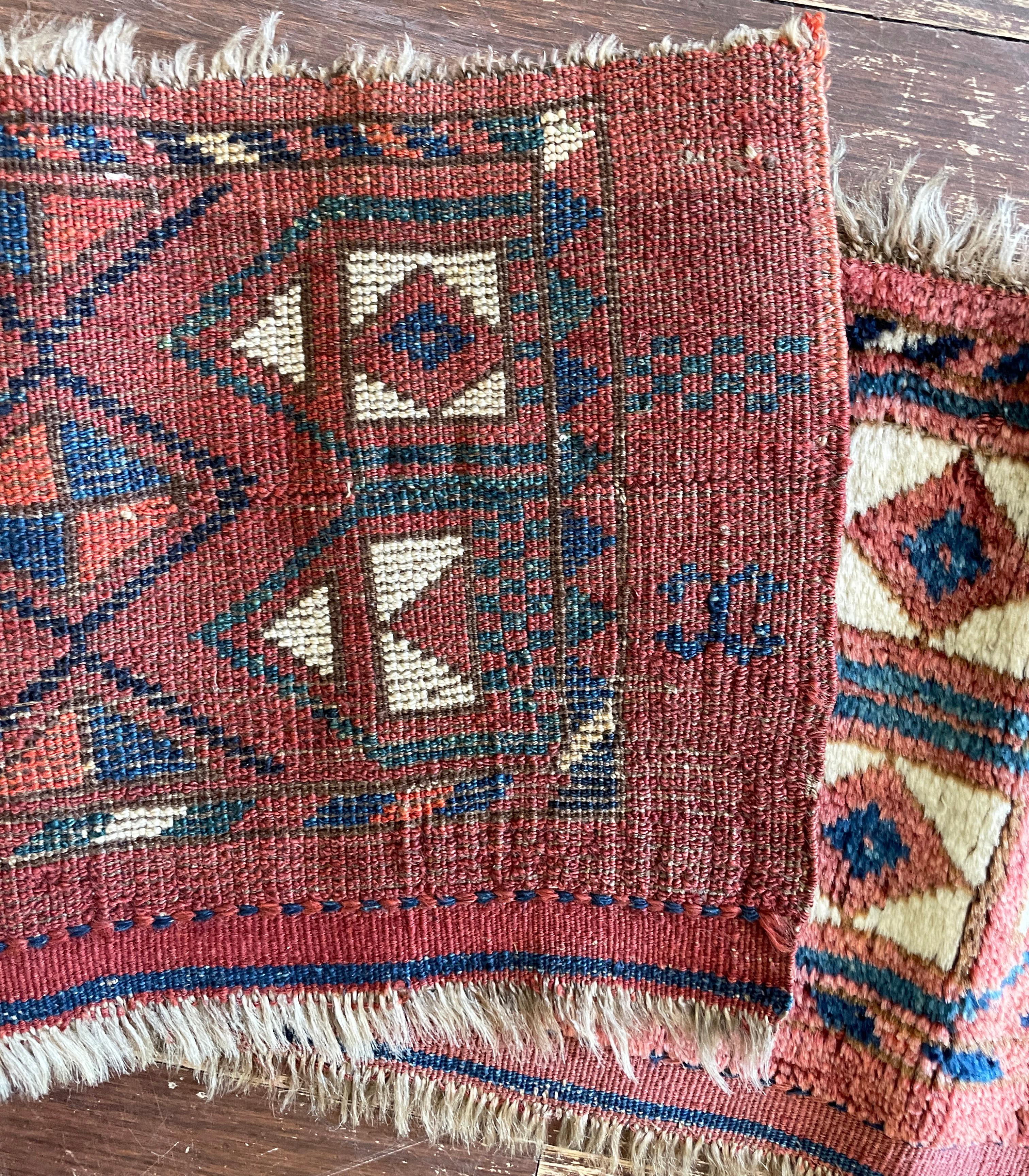 Tribal Tapis/ sac ancien Turkoman en vente