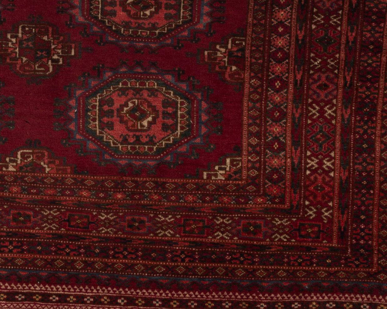 Turkestan Antique Turkoman Rug, circa 1880 For Sale