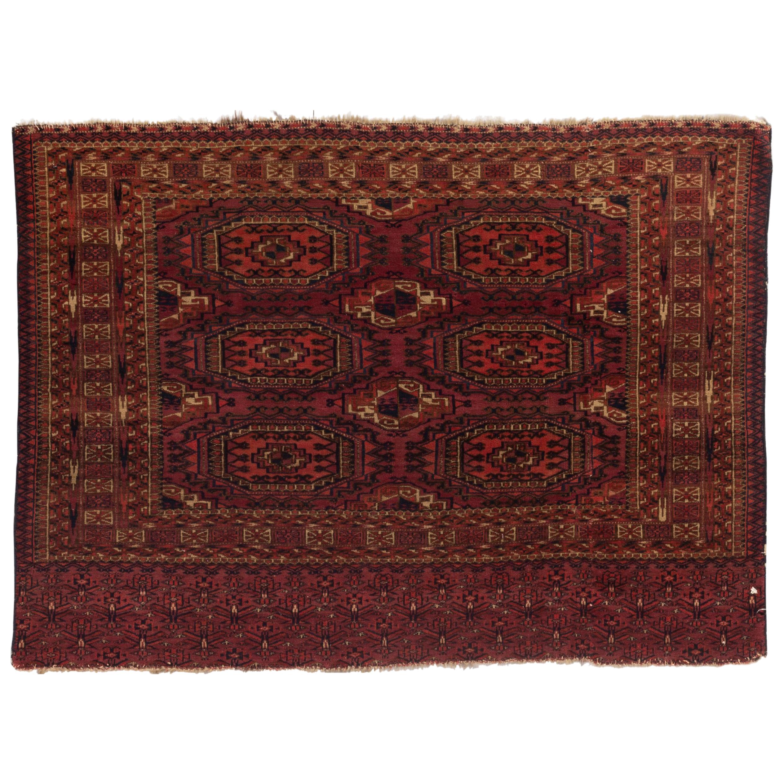 Tappeto antico Turkoman, 1880 circa