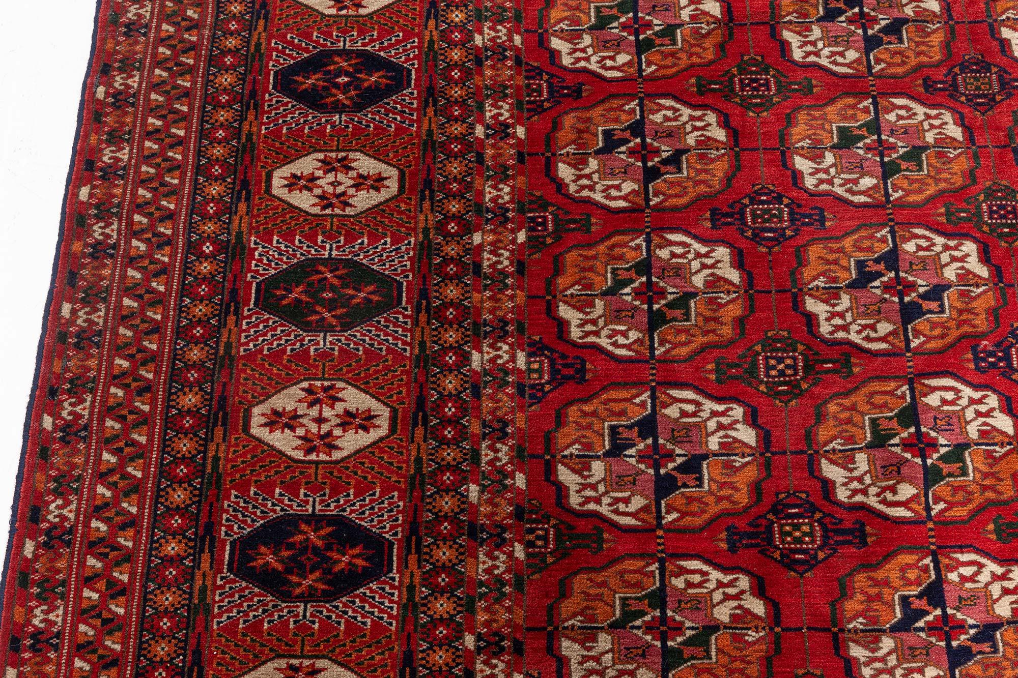 Hand-Woven Antique Turkoman Rug For Sale