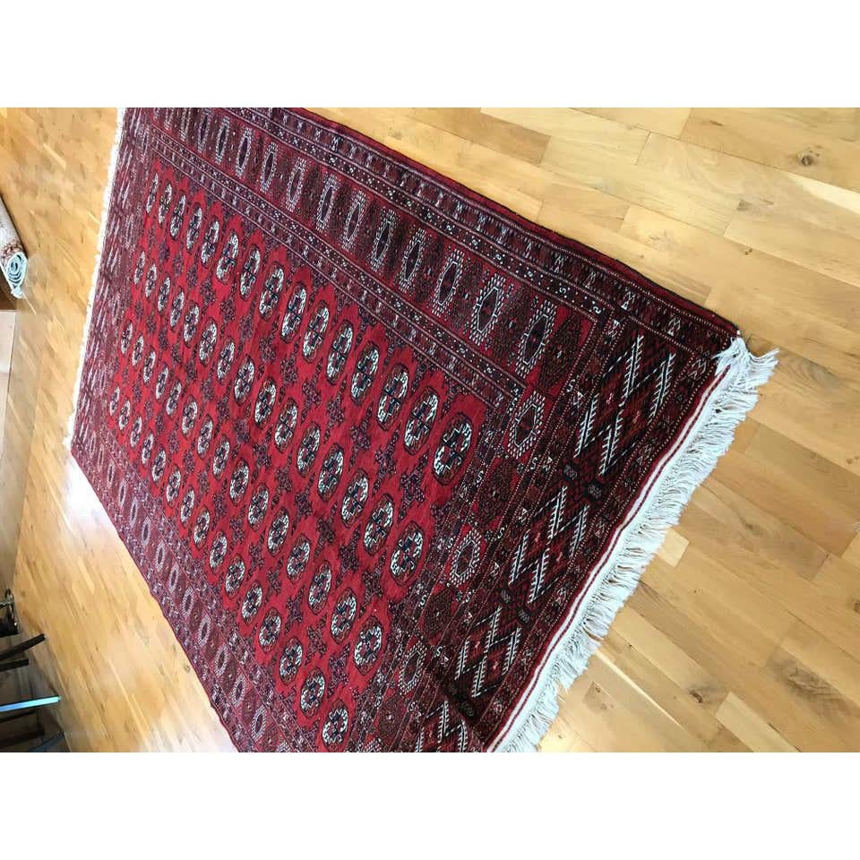 Antique Turkoman Rug In Good Condition For Sale In Los Angeles, CA