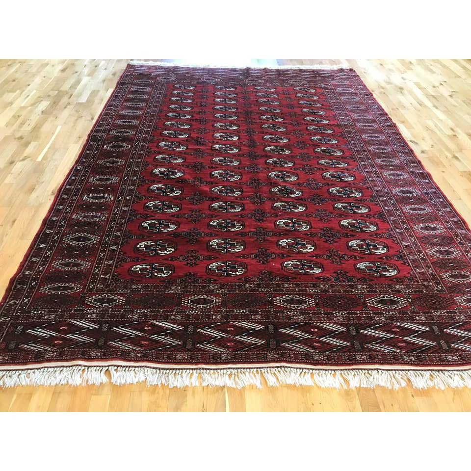 Antique Turkoman Rug For Sale 2