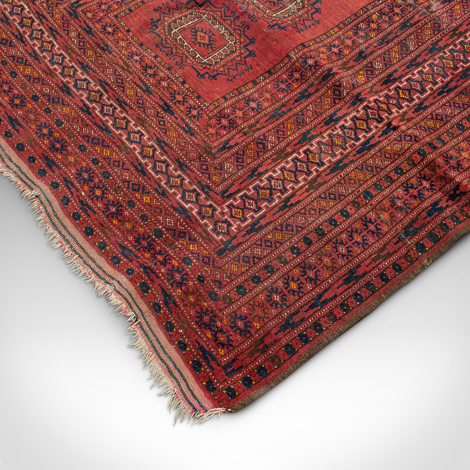 Antique Turkoman Rug, Middle Eastern, Woven Dozar, Decorative Carpet, Circa 1920 For Sale 2