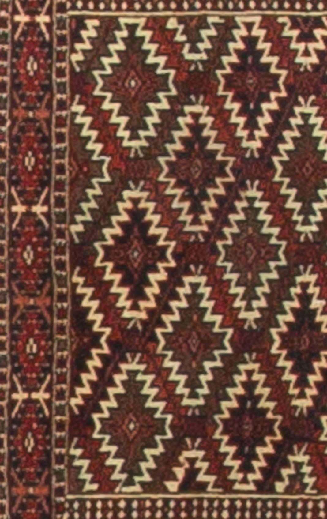 Antiker Turkoman Yomut Asmalyk-Teppich, um 1890 im Zustand „Gut“ im Angebot in Secaucus, NJ