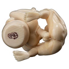 Antique Turn of Century Ivory Sex Netsuke (Bonerific)