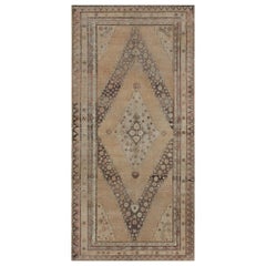 Antiquités du début du siècle nouées à la main  Tapis Khotan