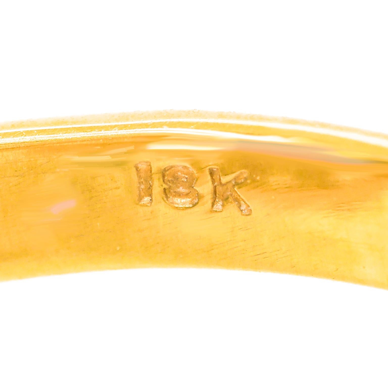 Antiker Ring mit Türkis und Diamantbesatz im Zustand „Hervorragend“ im Angebot in Litchfield, CT