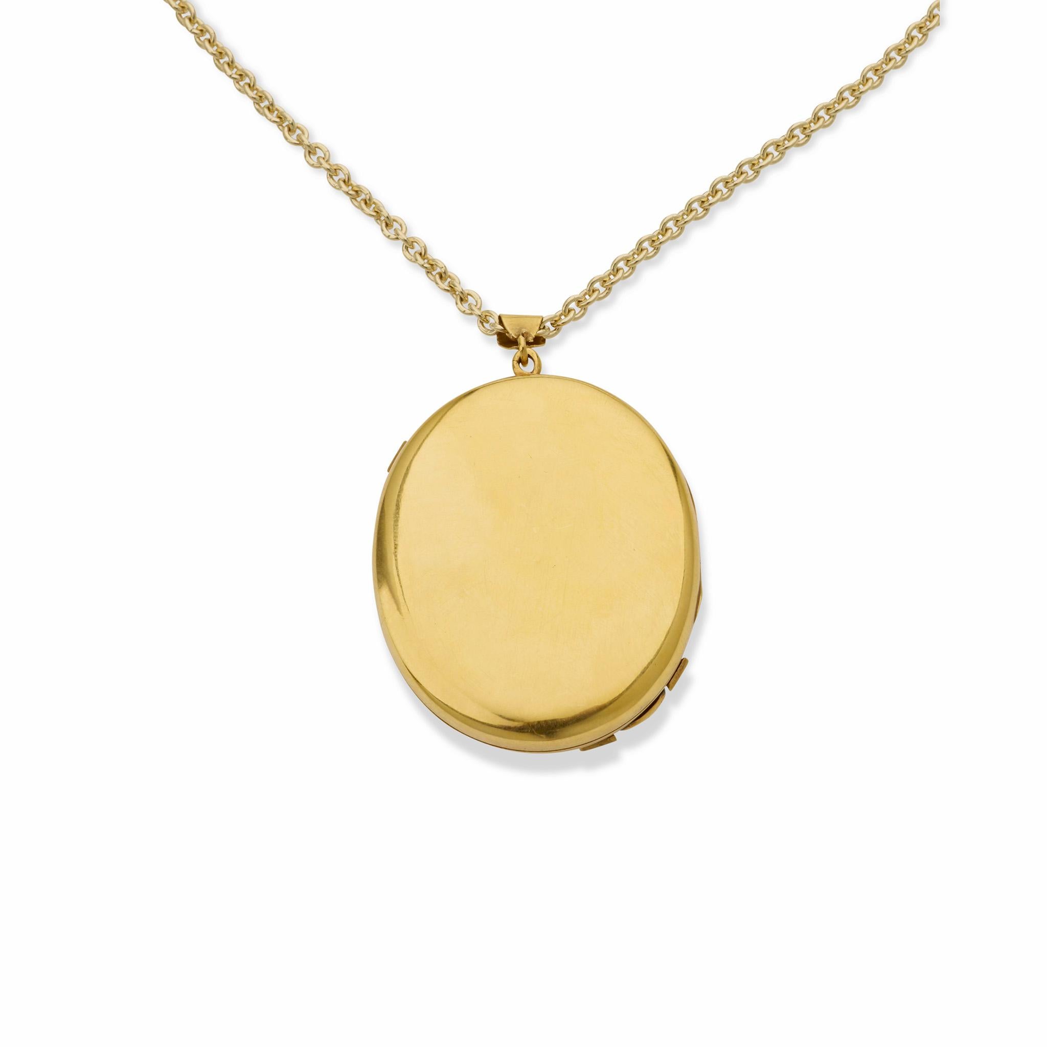 Antique Turquoise and Seed Pearl Pendant Locket In Excellent Condition For Sale In New York, NY