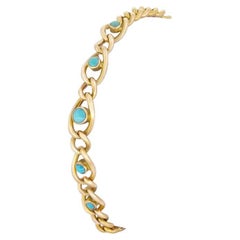 Bracelet antique en turquoise, C.I.C.