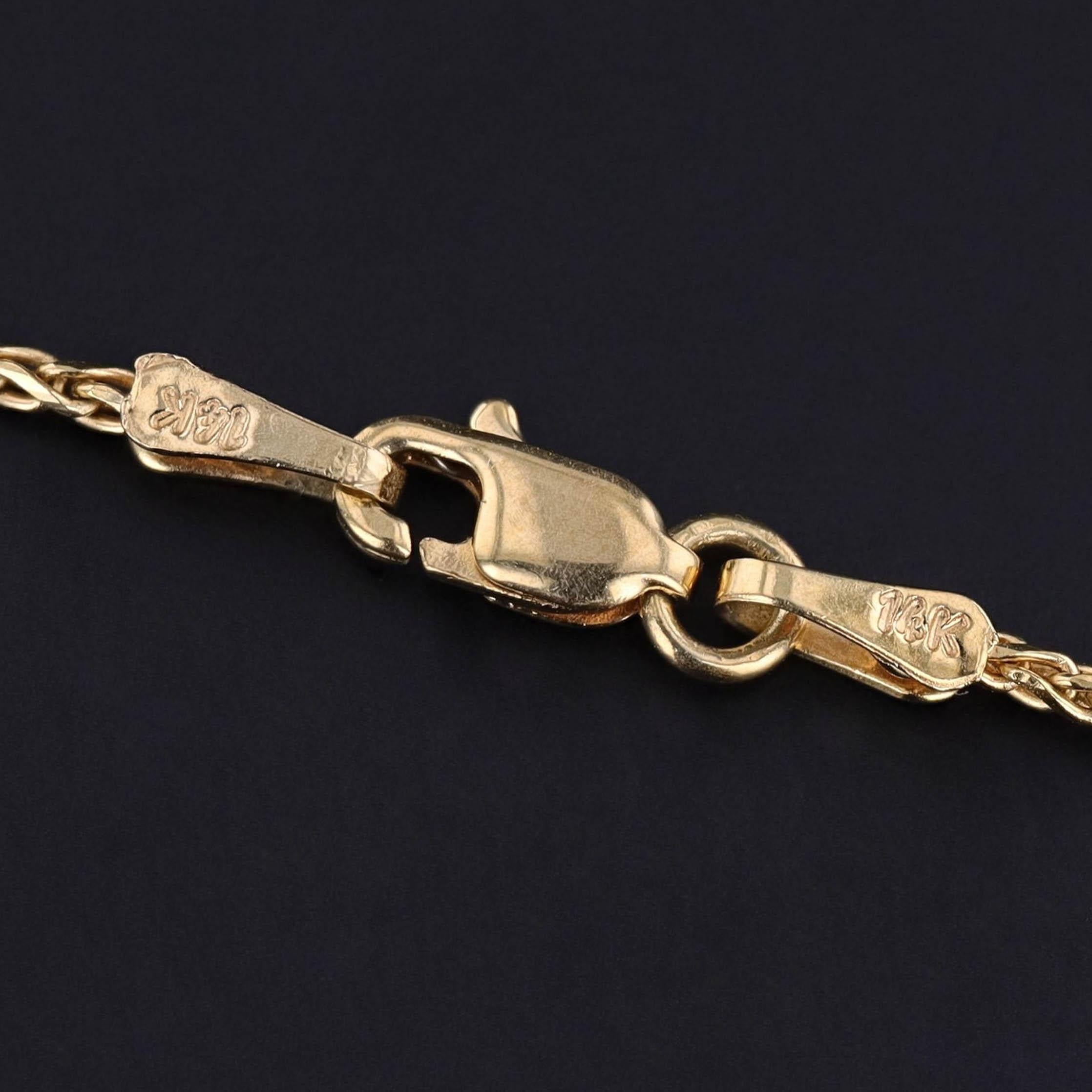 Cabochon Antique Turquoise Conversion Necklace of 14k Gold For Sale