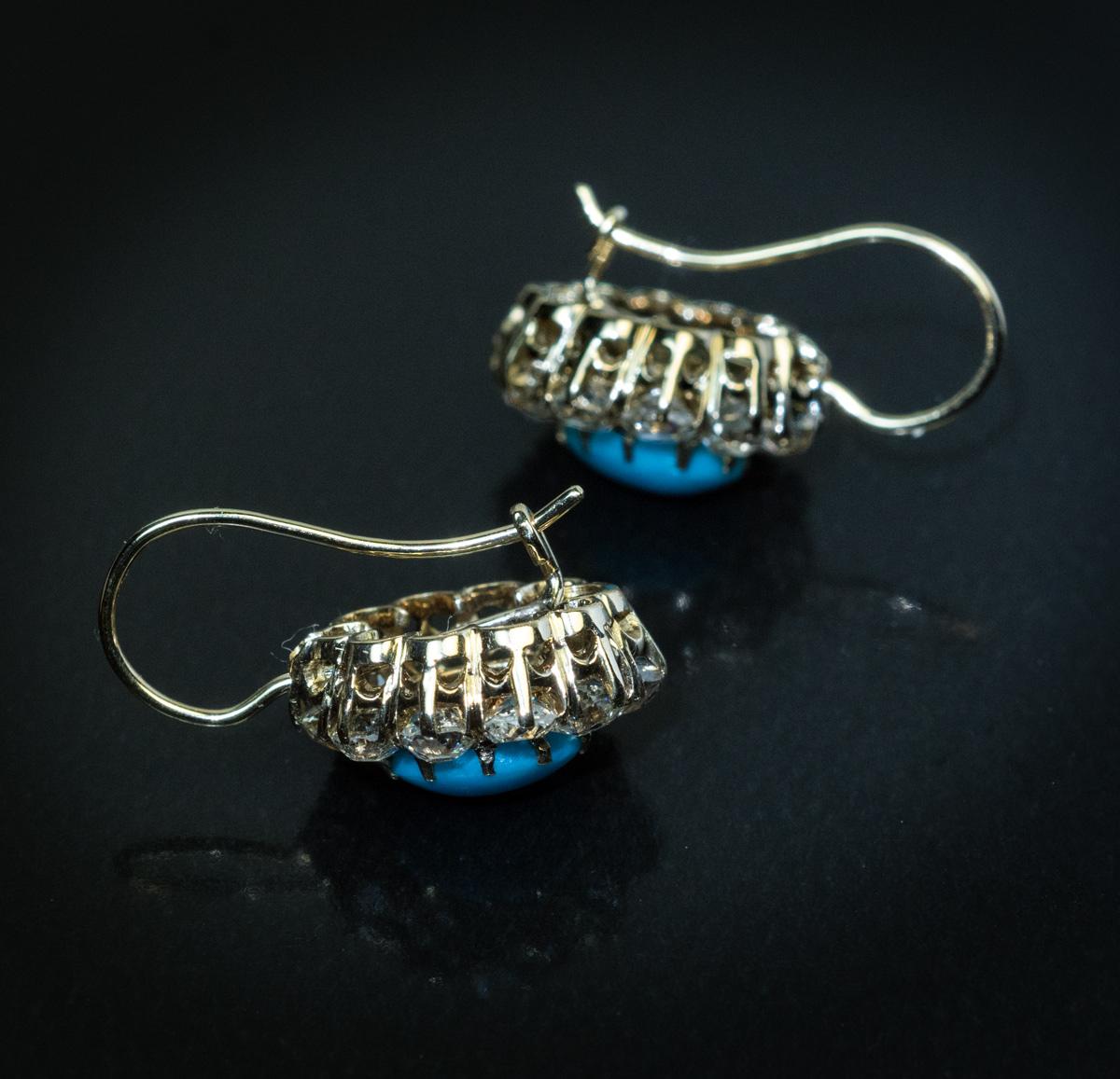 antique turquoise earrings