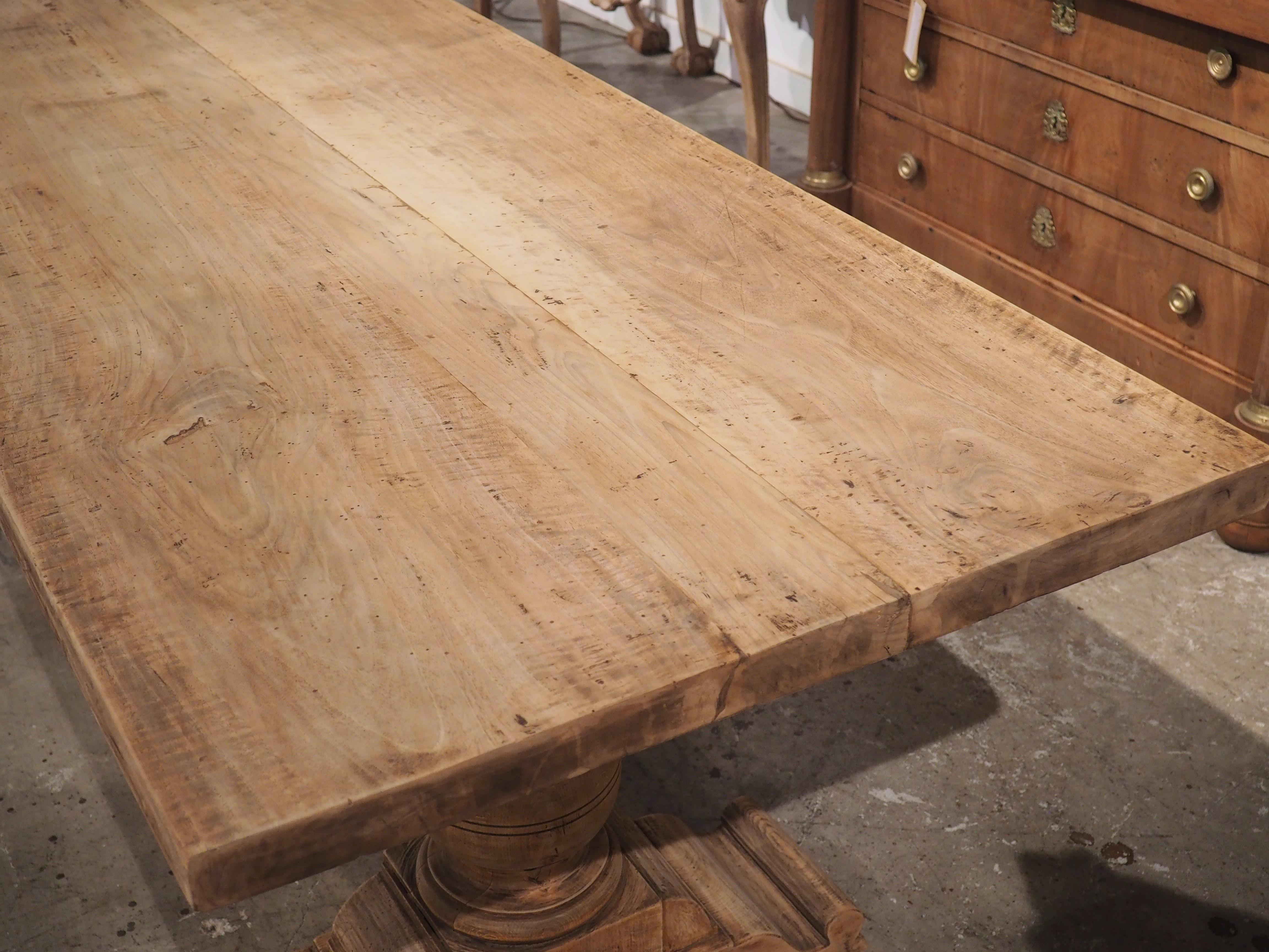Antique Tuscan Walnut and Oak Dining Table, Circa 1900 1