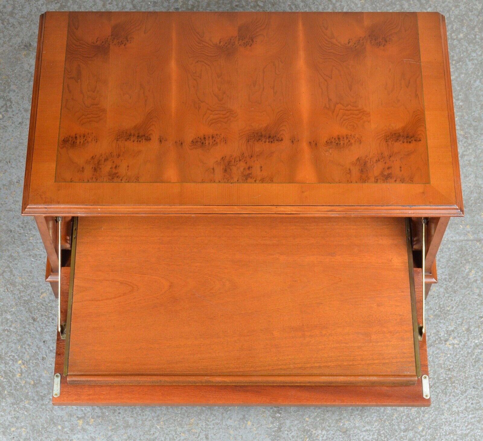 Antique TV Media Cabinet Cupboard in Walnut For Sale 2