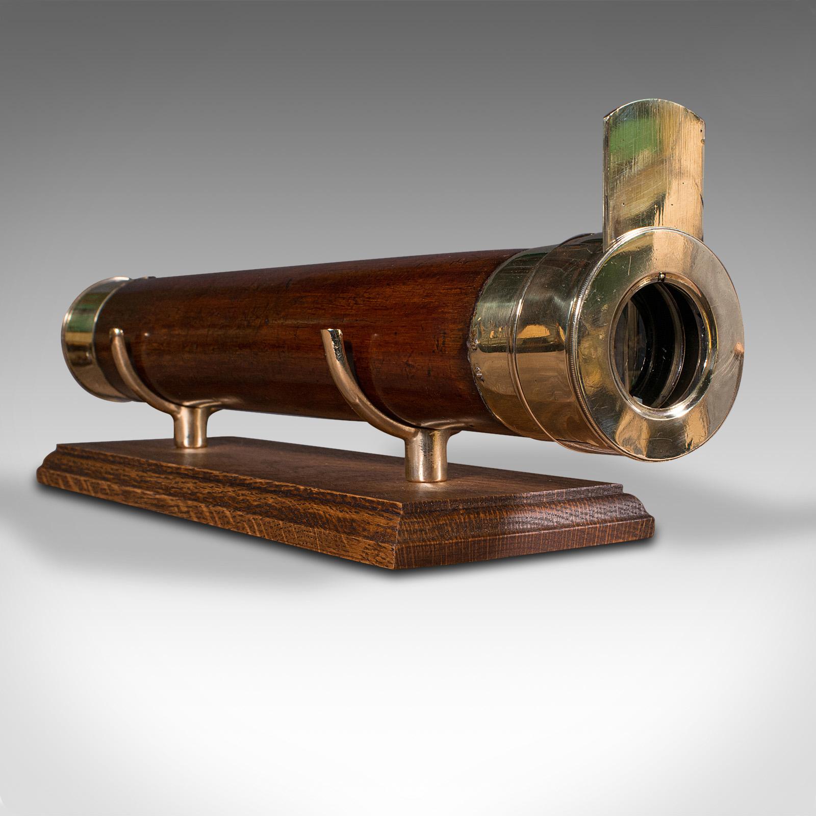19th Century Antique Two Draw Telescope, English, Terrestrial, Astronomical, Victorian, 1850