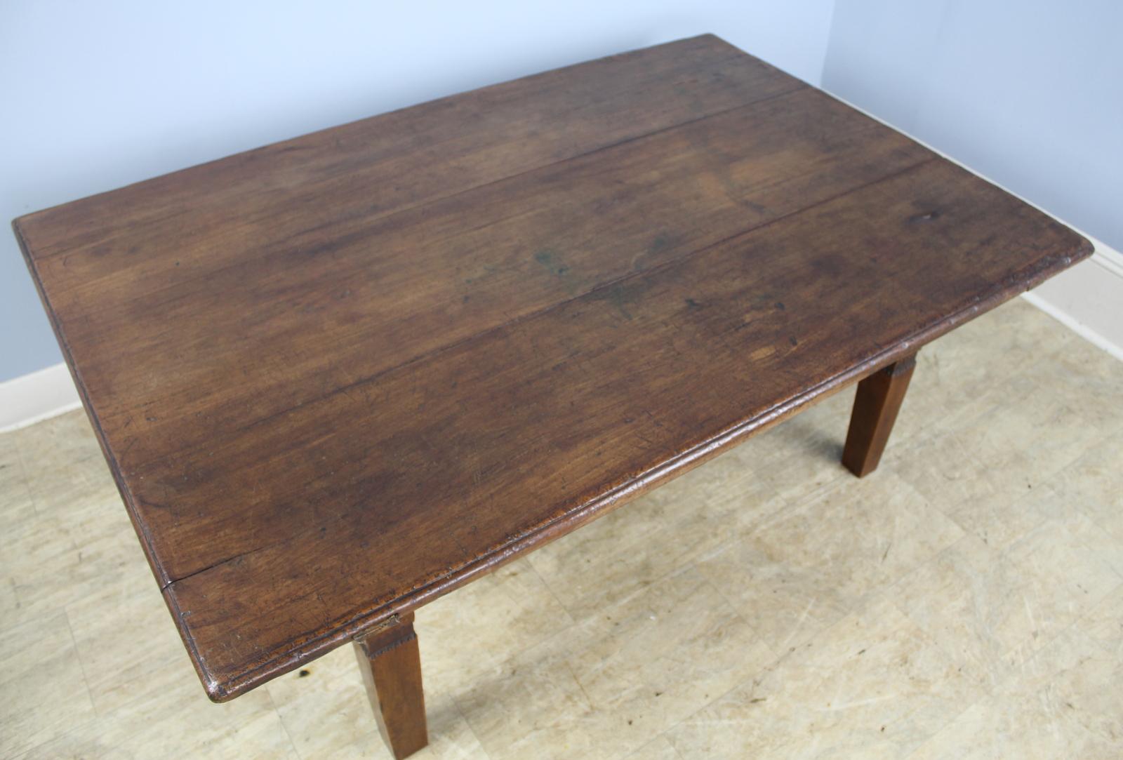 19th Century Antique Two Drawer Alsacian Cherry Coffee Table