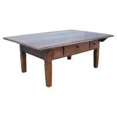 Antique Two Drawer Alsacian Cherry Coffee Table