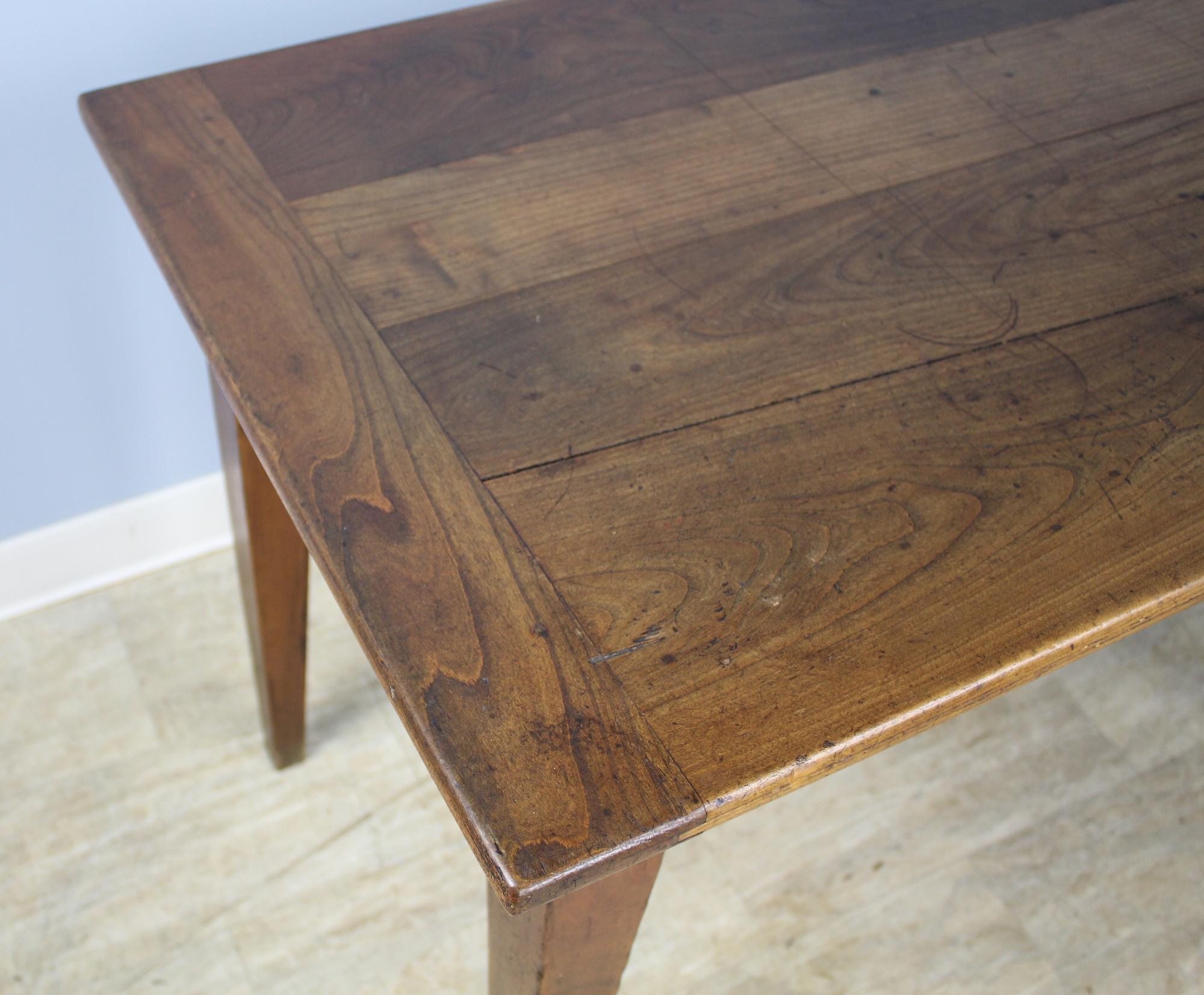 Late 19th Century Antique Two-Drawer Cherry Writing Table
