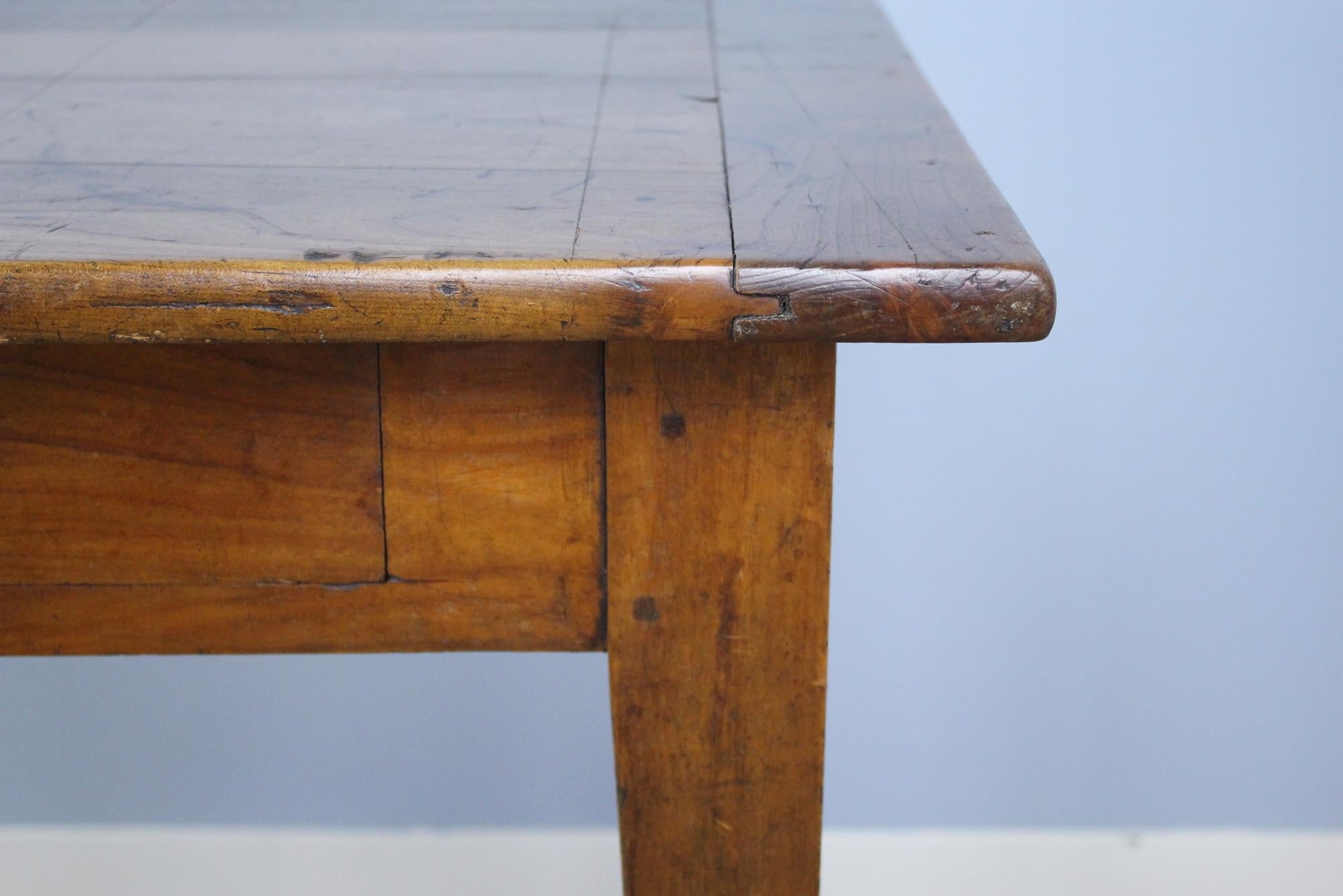 Antique Two-Drawer Cherry Writing Table 3