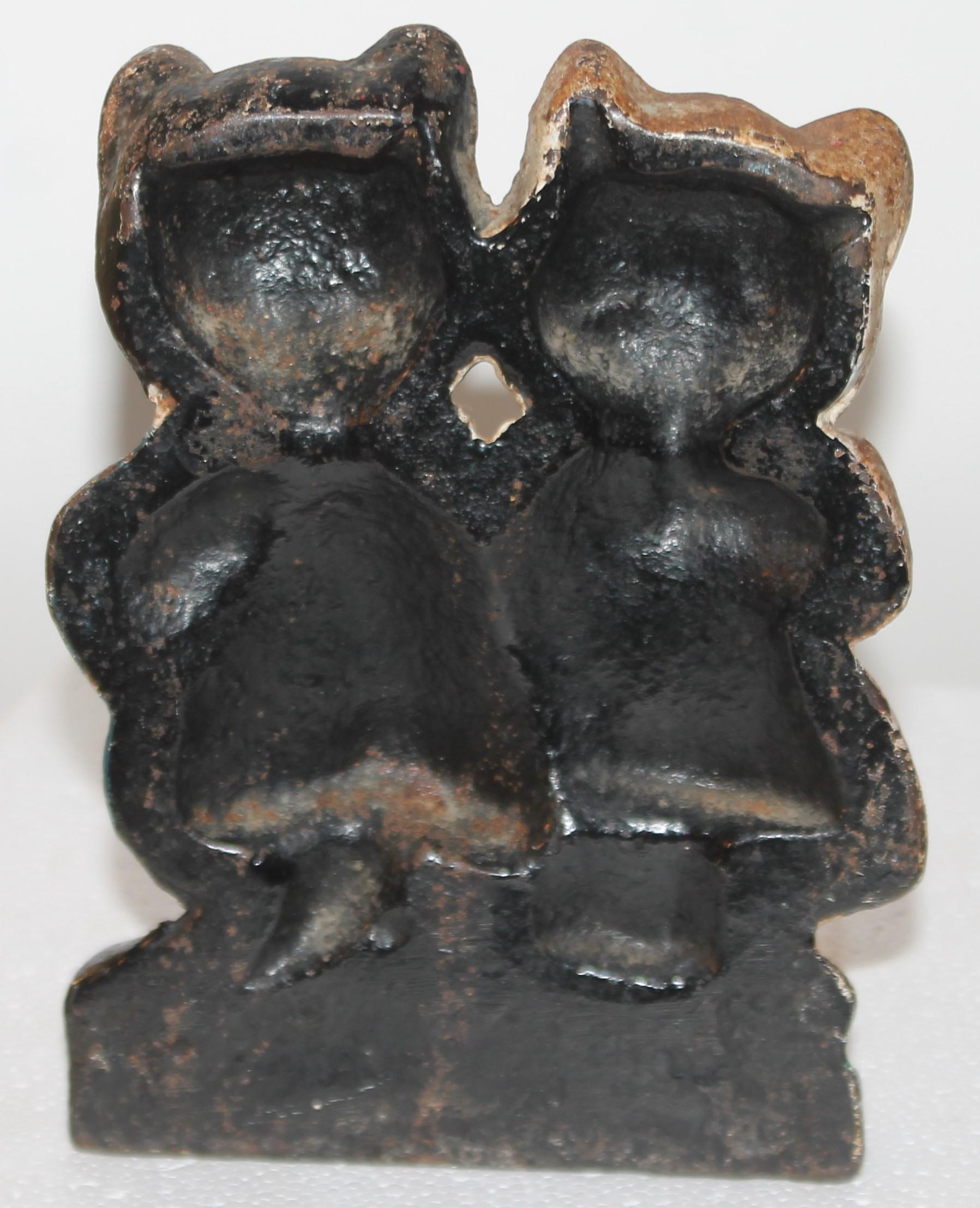 antique hubley door stops