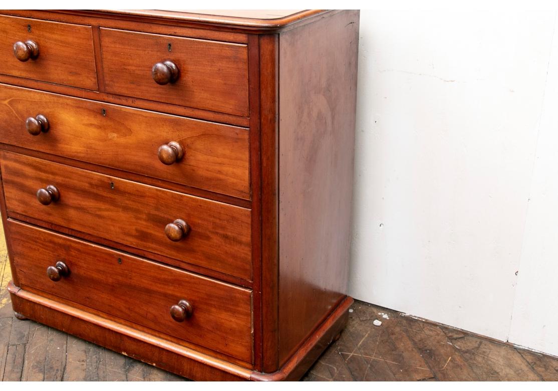 Antique Two-Over-Three Chest Of Drawers For Sale 3
