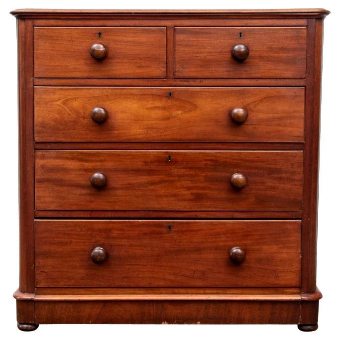 Antique Two-Over-Three Chest Of Drawers For Sale