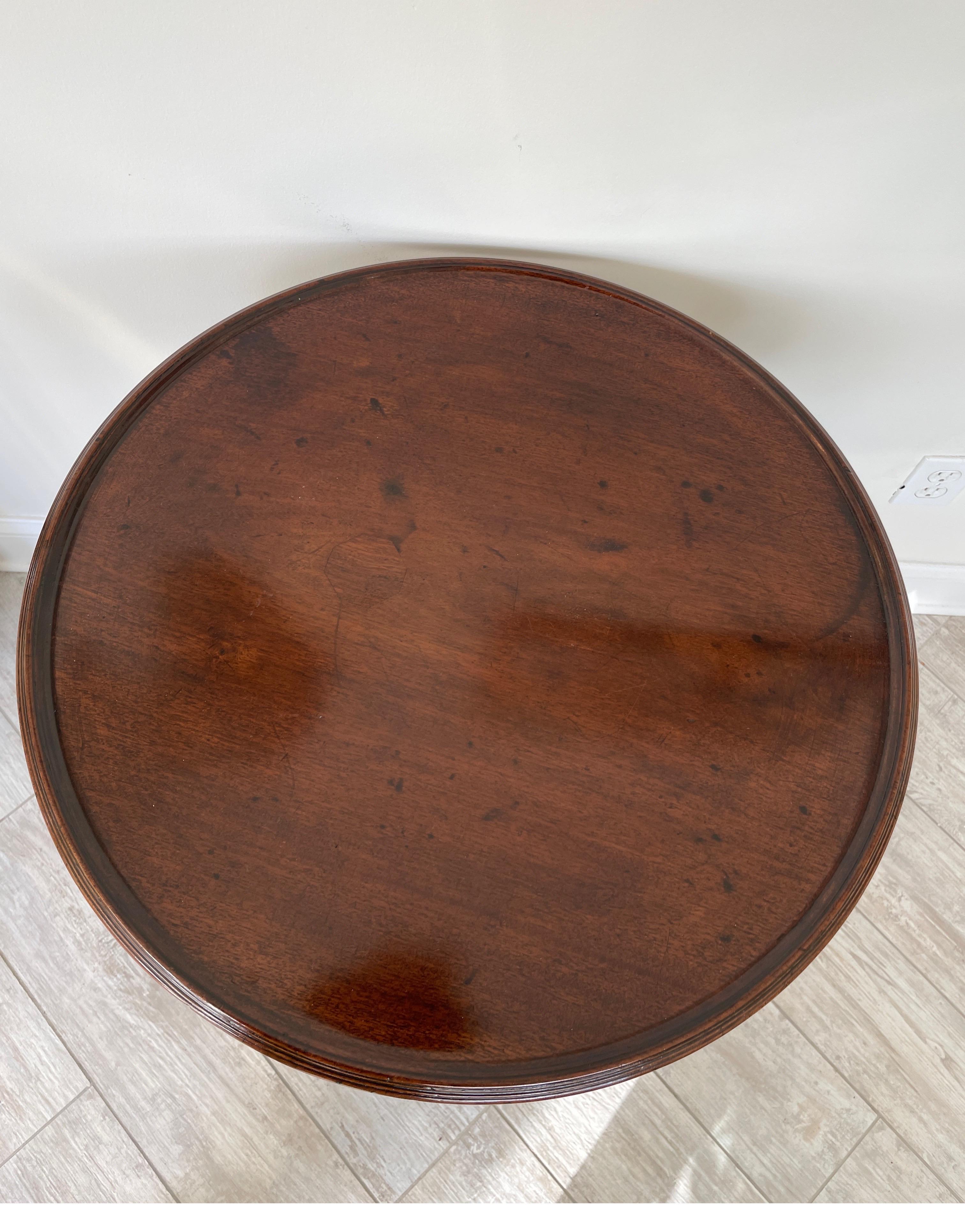 Antique Two-Tiered Lazy Susan Table For Sale 2
