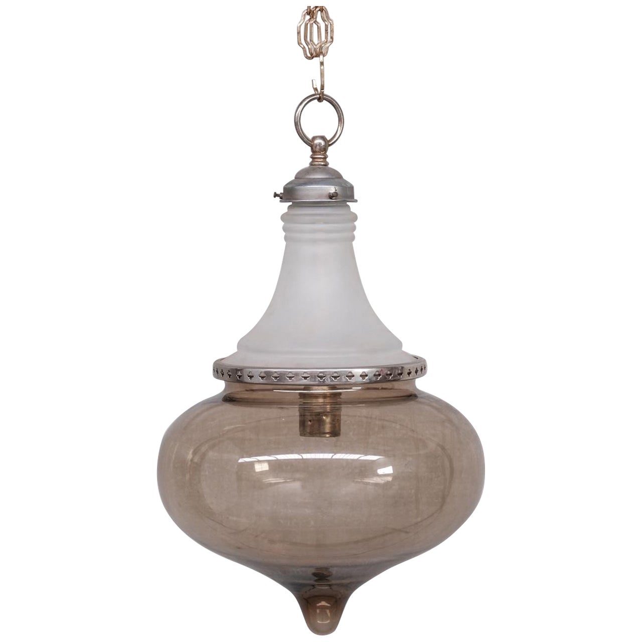 Antique French, luce a sospensione bicolore