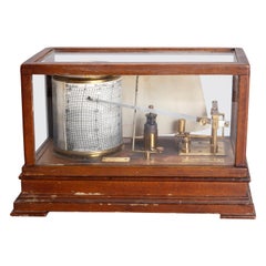 Antique Tycos Stormograph Barograph Barometer in Case, circa 1890