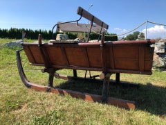 Antique Tyrolean Sleigh or Snow Sledge