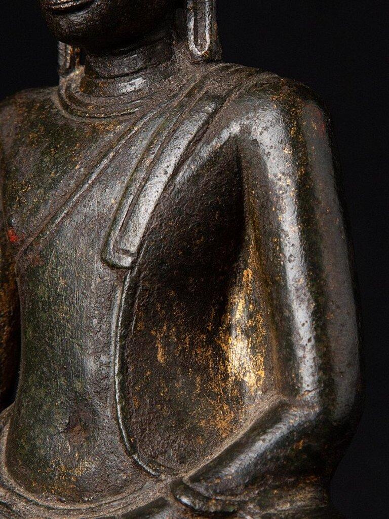 Antique U-Thong Buddha from Thailand For Sale 11