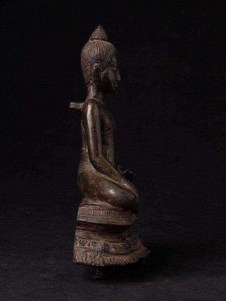 Bronze Antique U-Thong Buddha from Thailand For Sale
