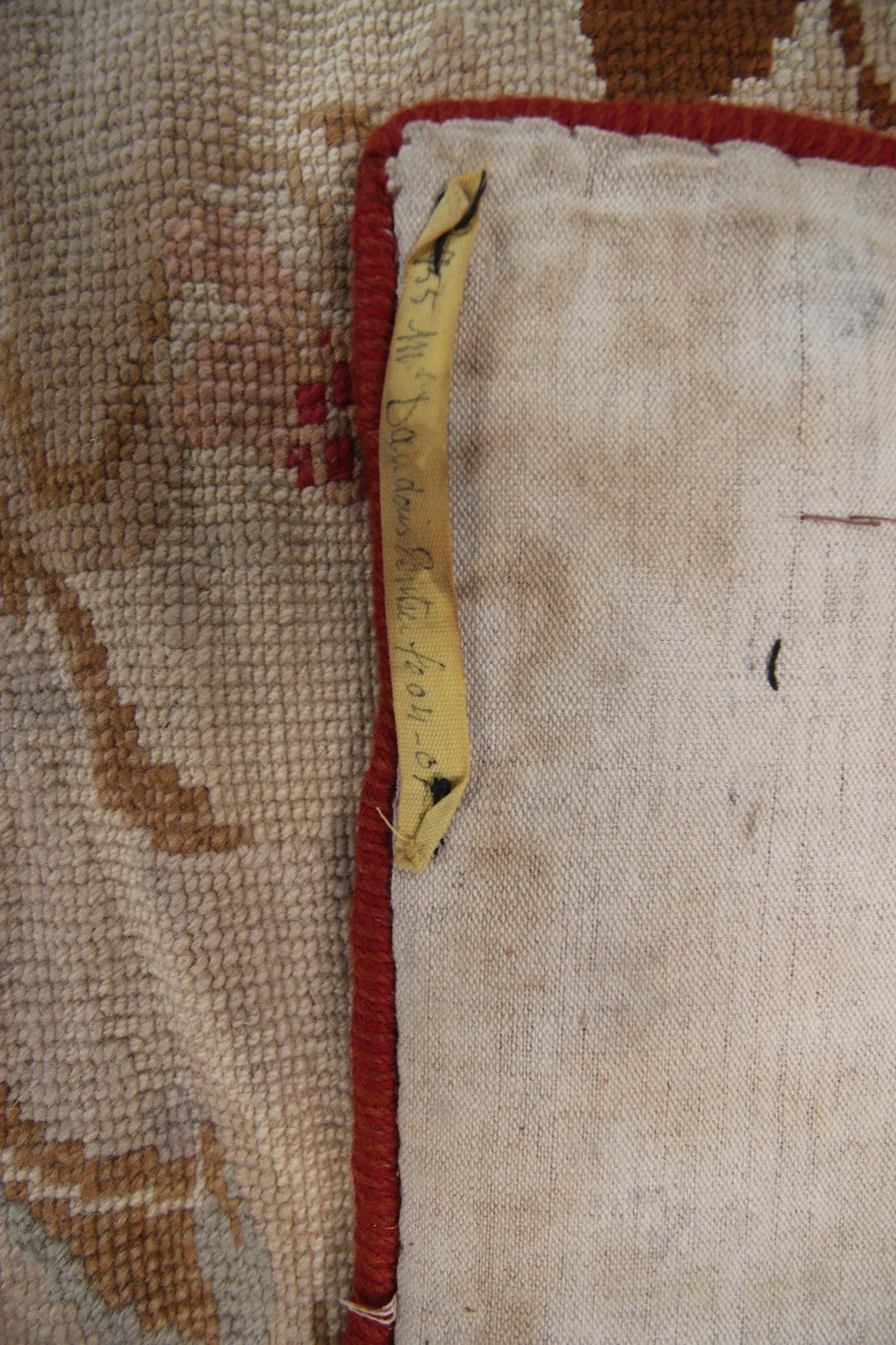 Antiker ukrainischer handgefertigter ukrainischer Nadelspitze-Teppich, 1900, schwarz, 10x13,298x392 cm im Angebot 5