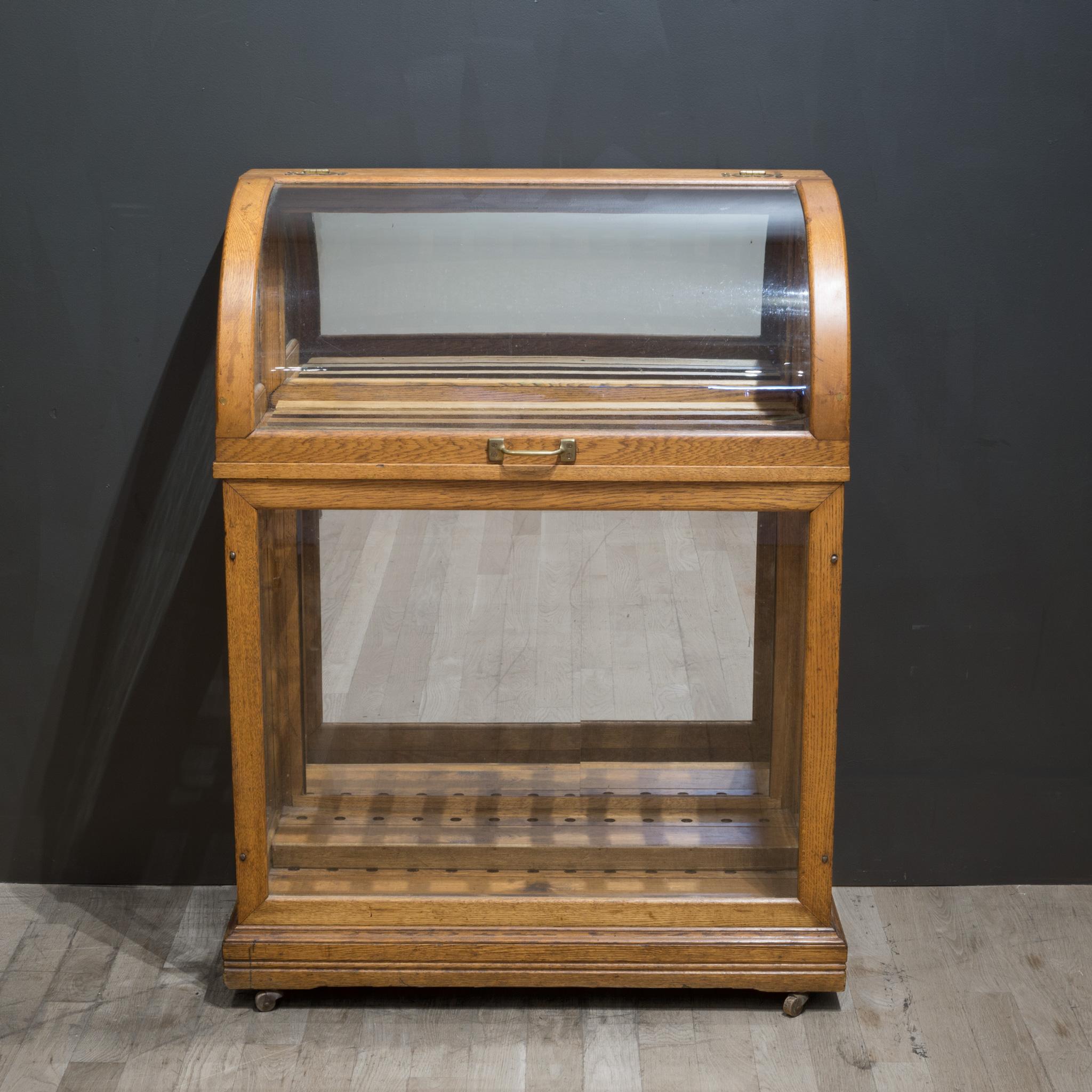 Late Victorian Antique Umbrella and Cane Display Case C.1890-1900