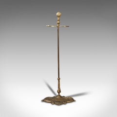 Antique Umbrella Stand, French, Brass, Hallway, Cane, Stick Rack, Art Nouveau