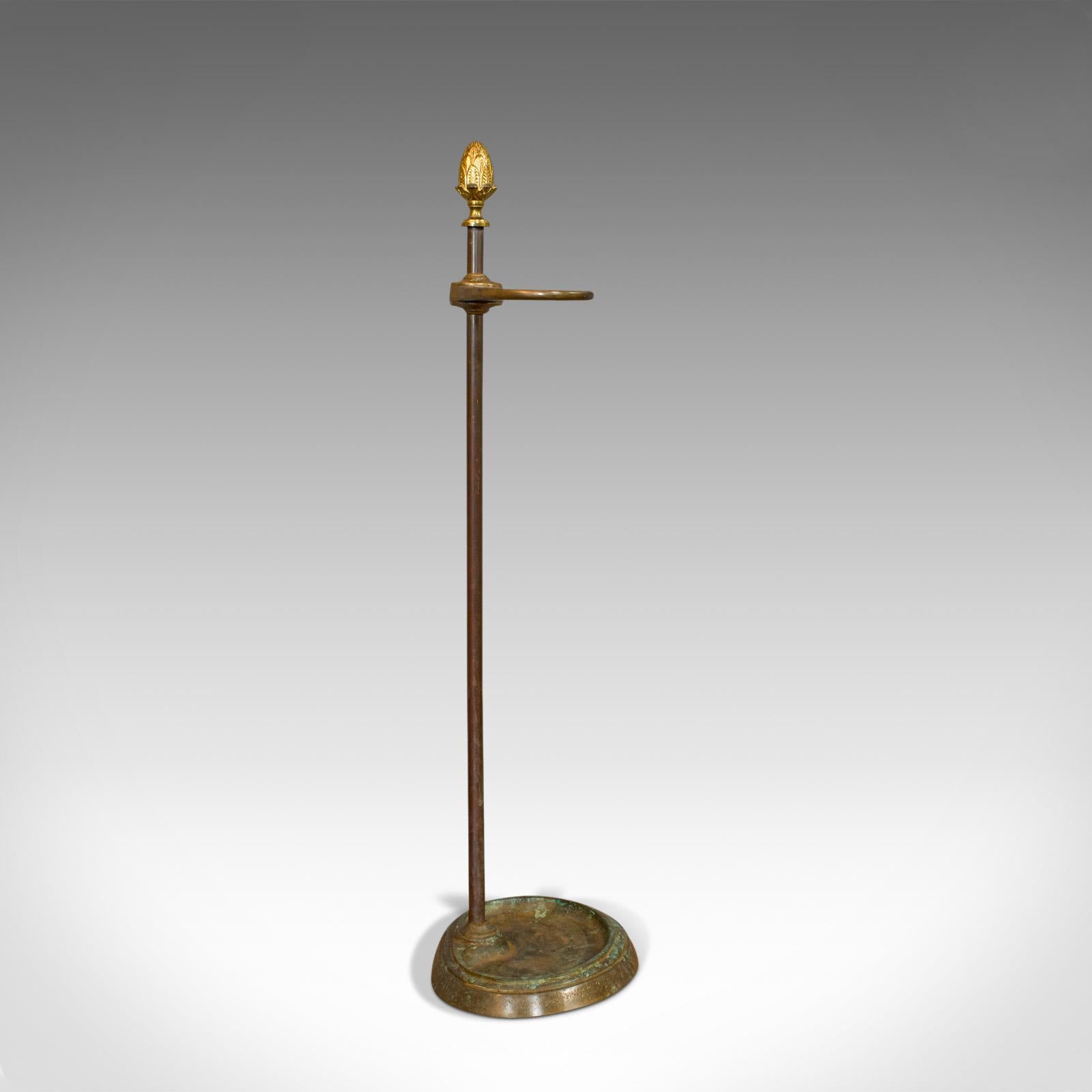 Antique Umbrella Stand, French, Bronze, Hallway, Cane, Stick, Rack, Art Nouveau 1