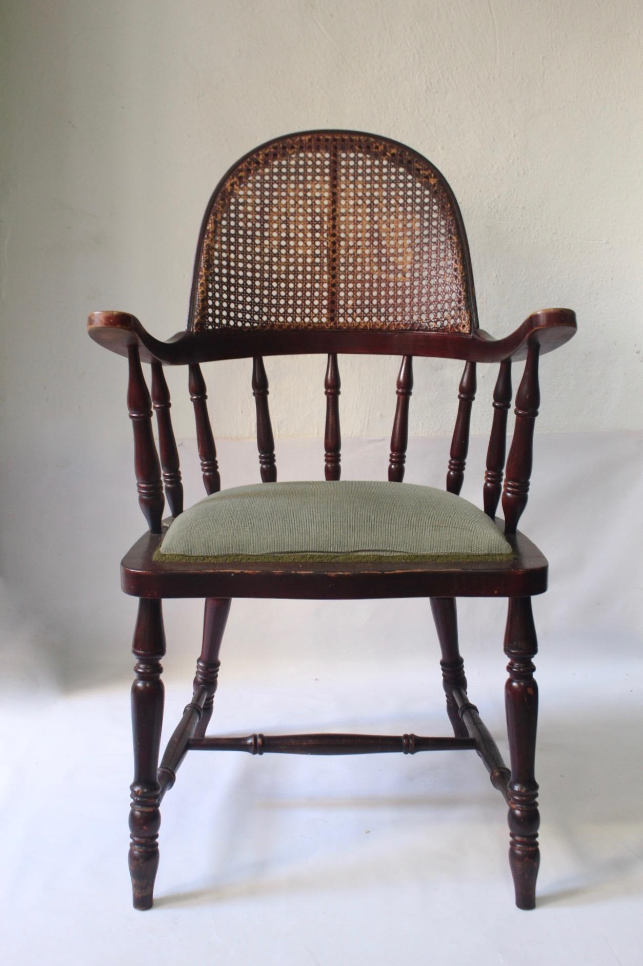 antique stick back chairs