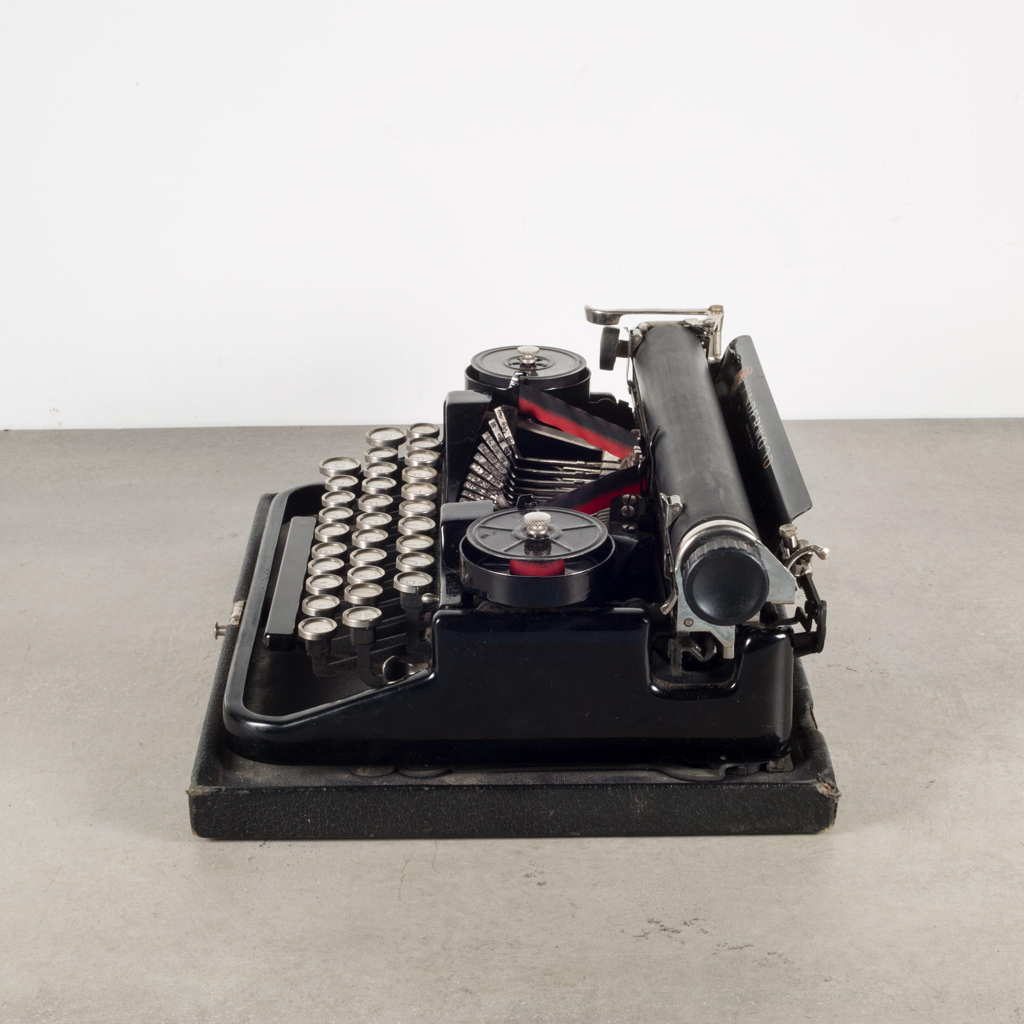 underwood 3 bank typewriter