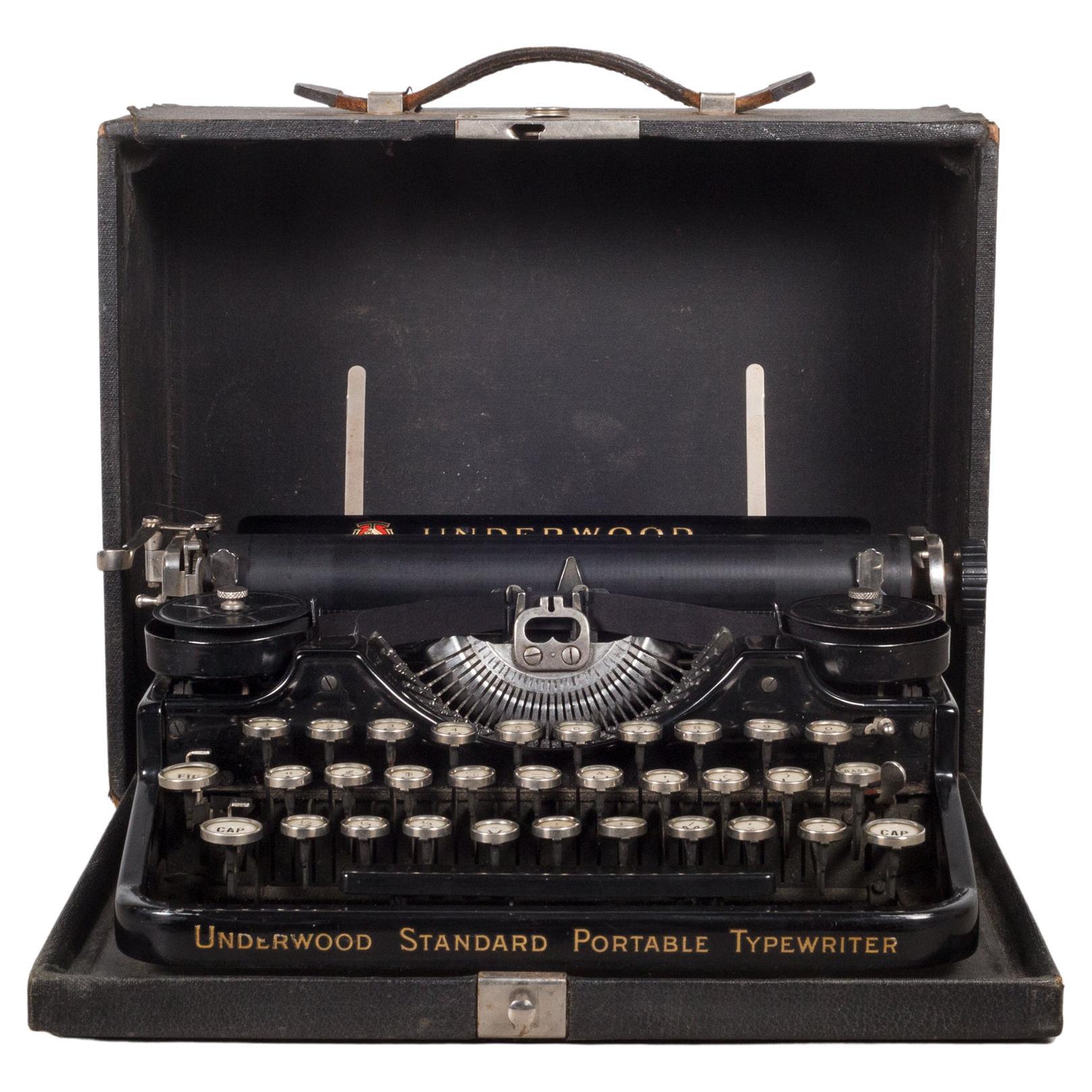 Antique Underwood Standard Portable Typewriter, C.1919