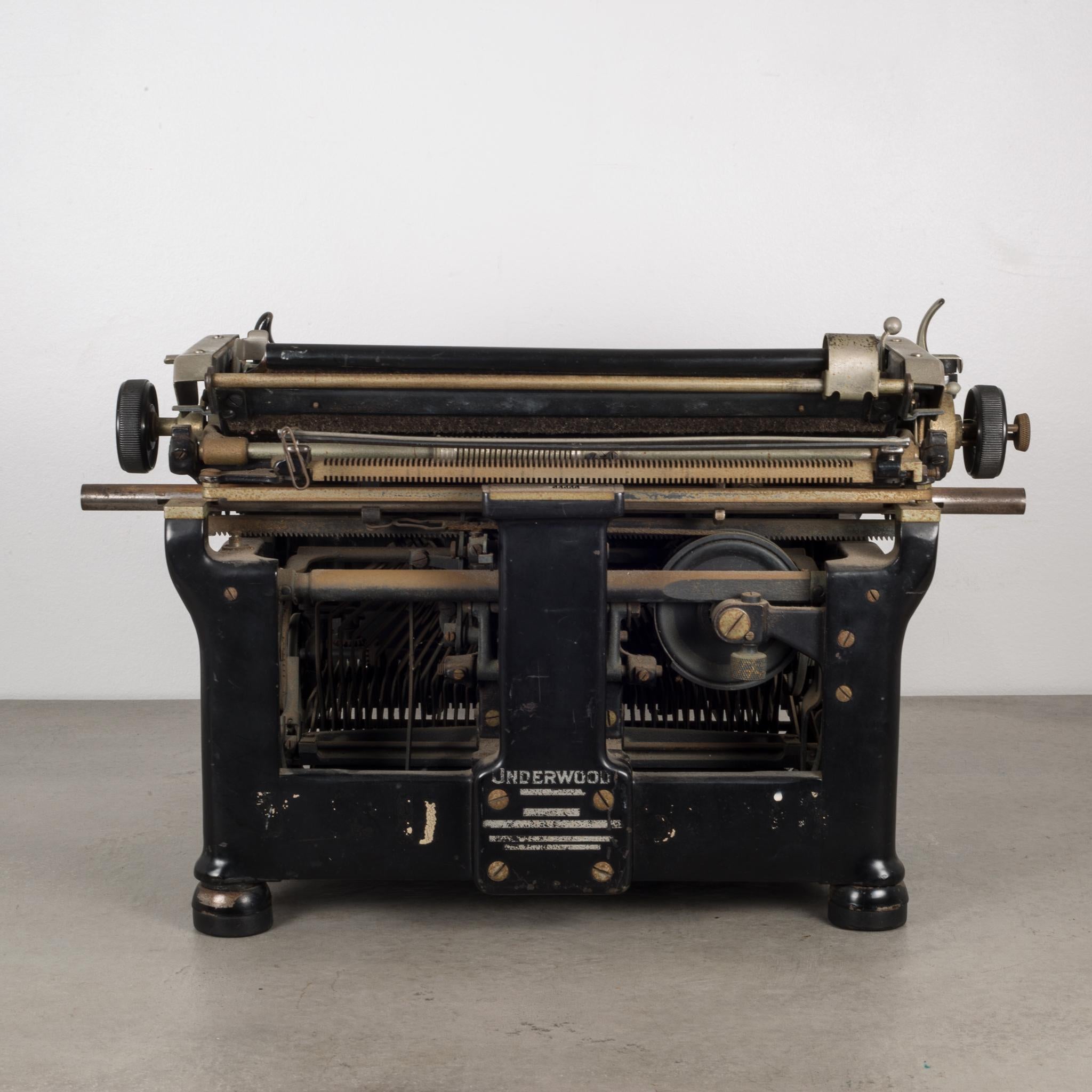 underwood typewriter value