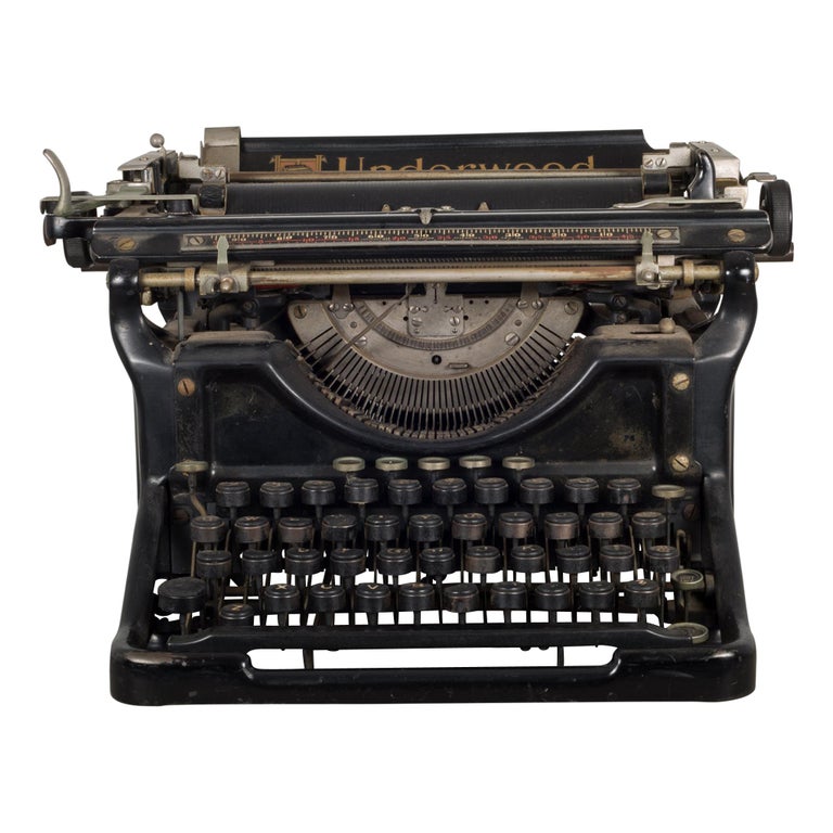 Antique Underwood Typewriter #10, circa 1932