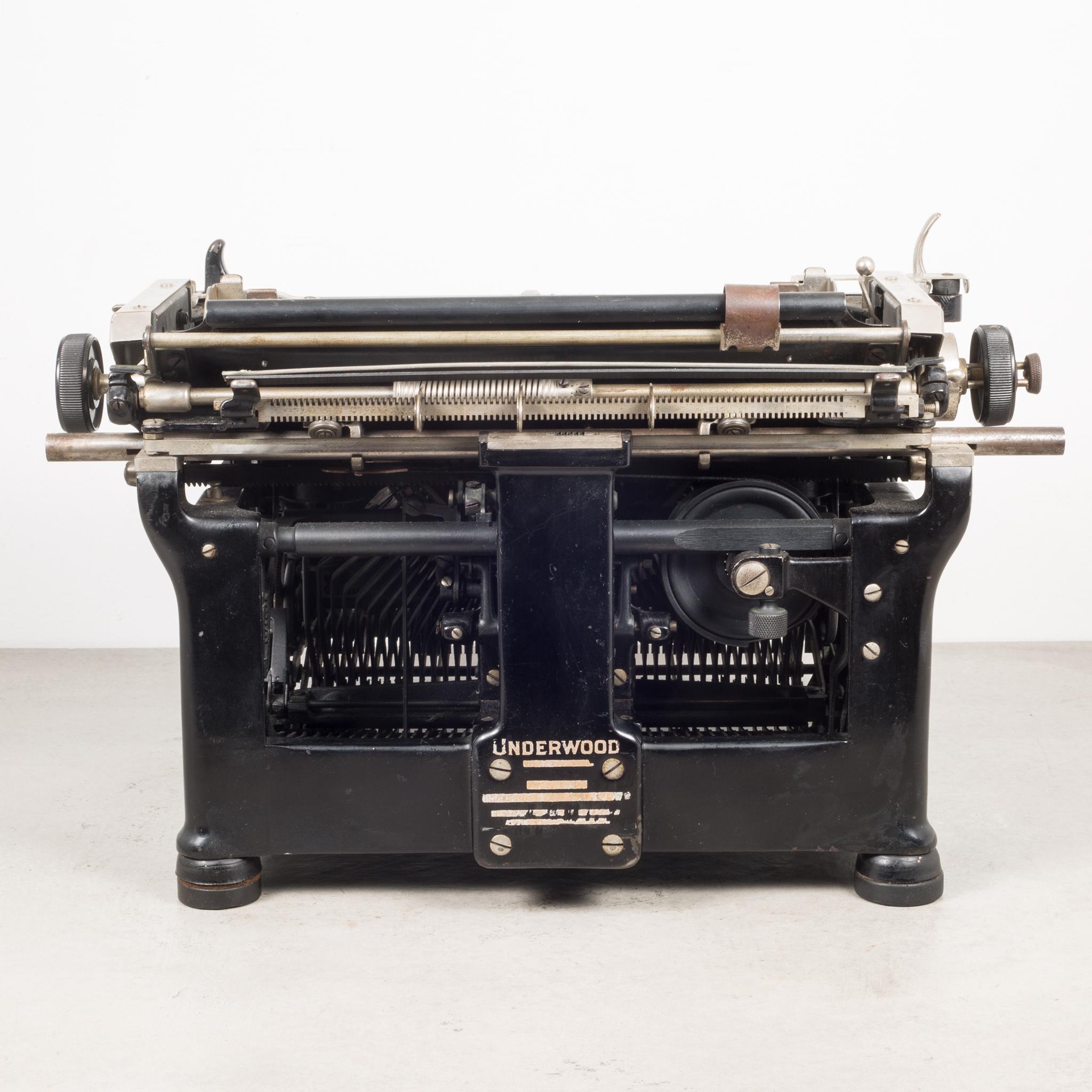 underwood typewriter no 4