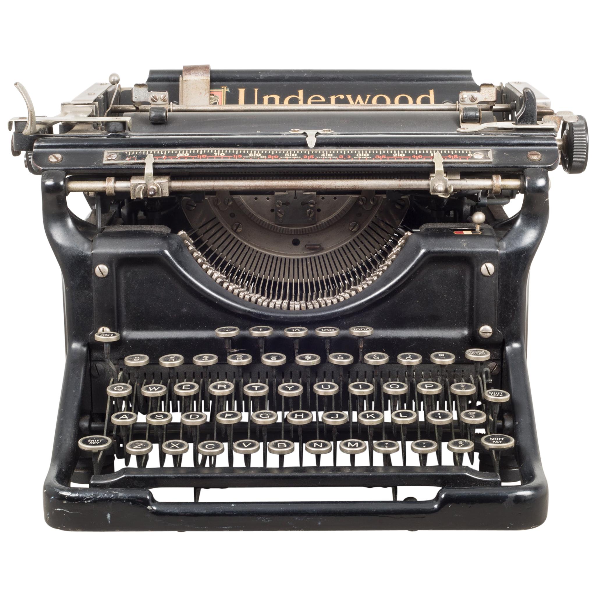 Antique Underwood Typewriter #4, circa 1911