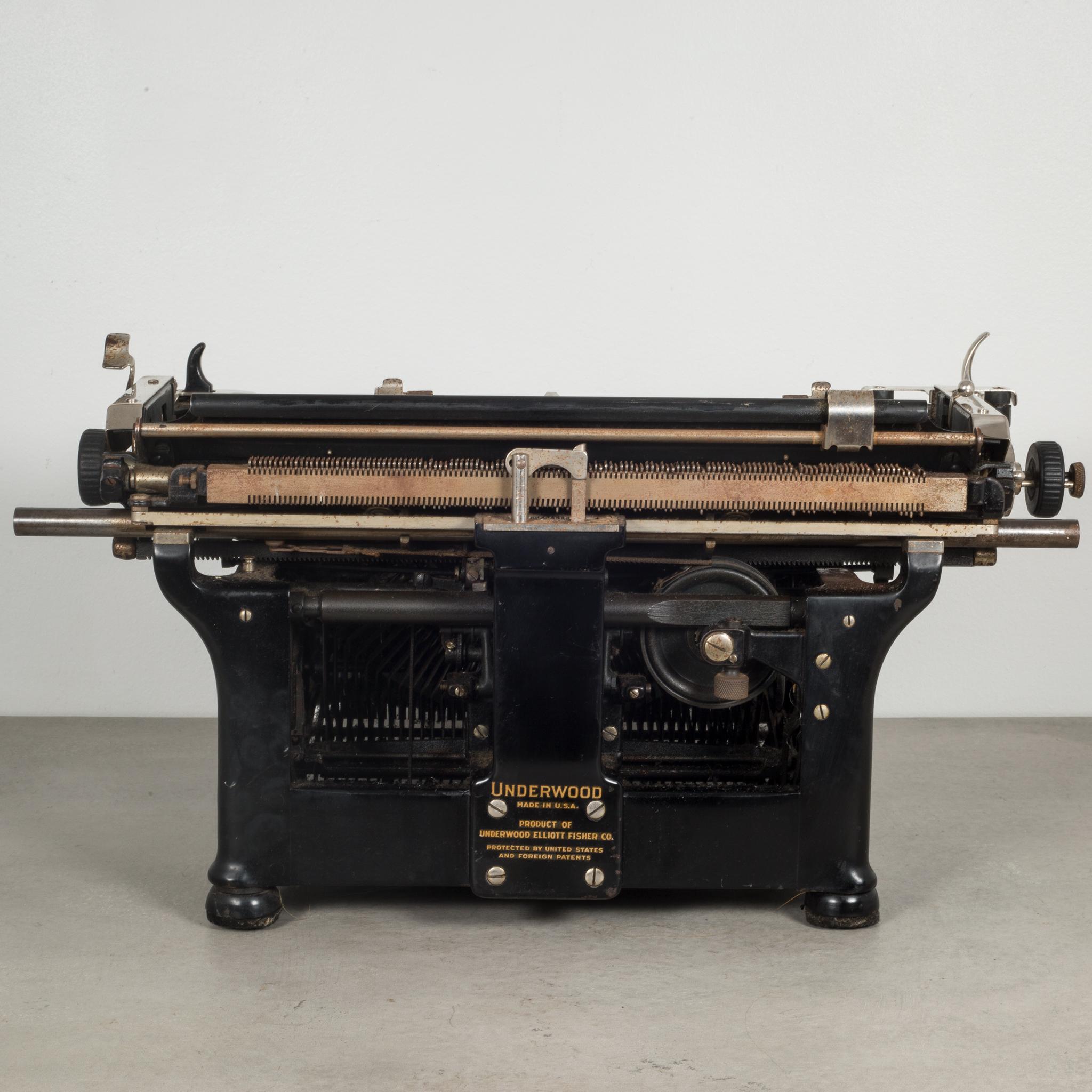 how much is an underwood typewriter worth
