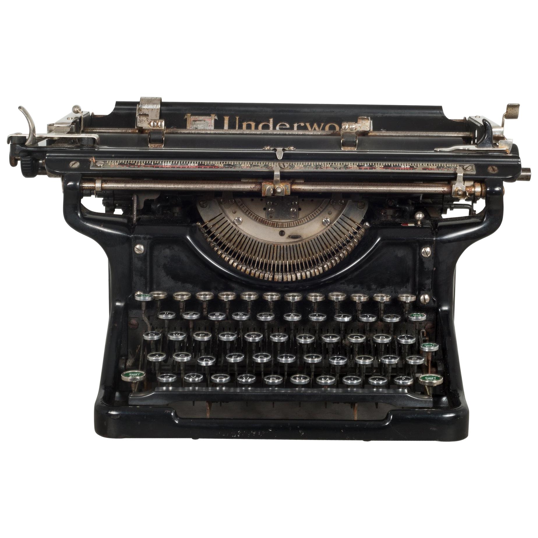 Antique Underwood Typewriter #6 12, circa 1933