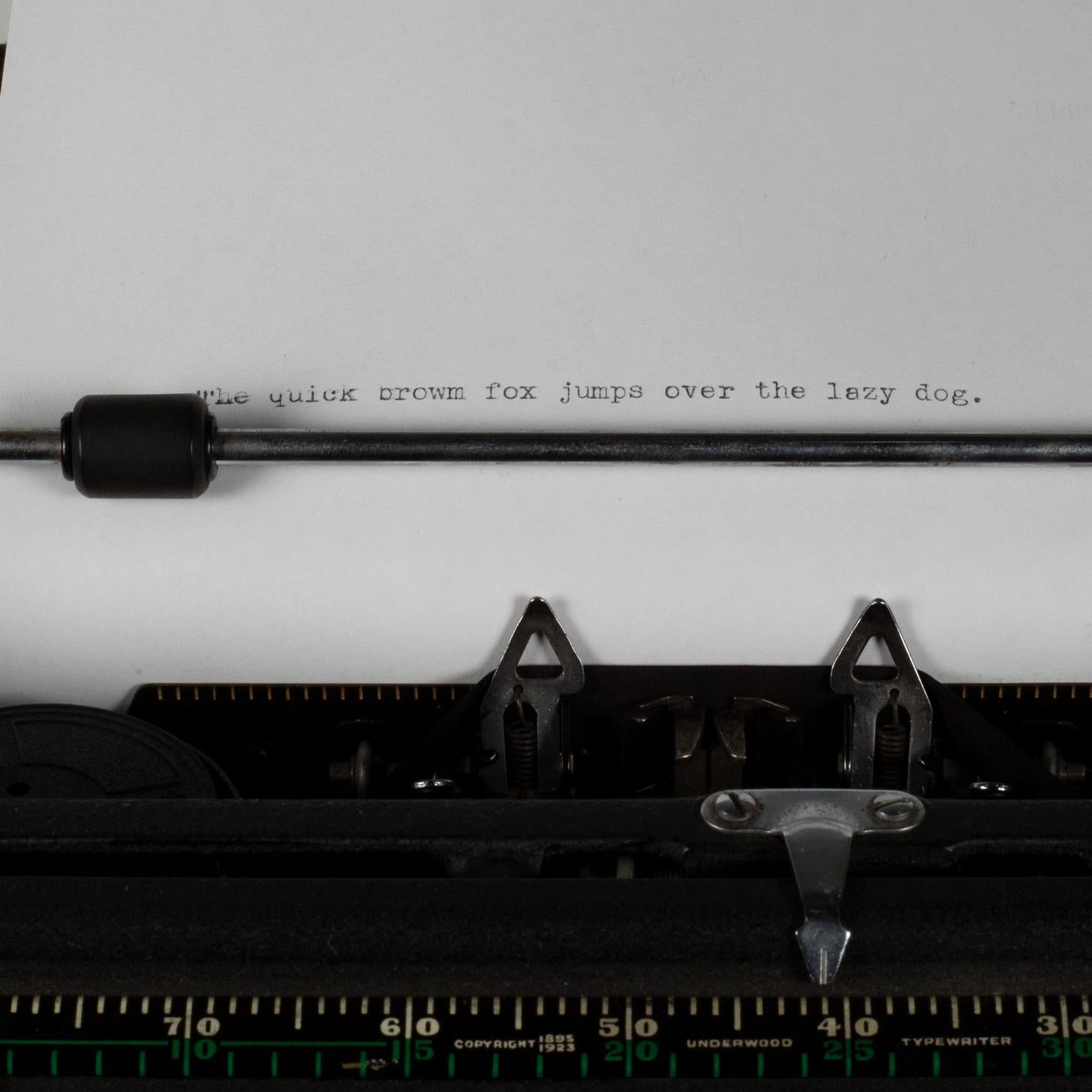20th Century Antique Underwood Typewriter, C.1945 For Sale