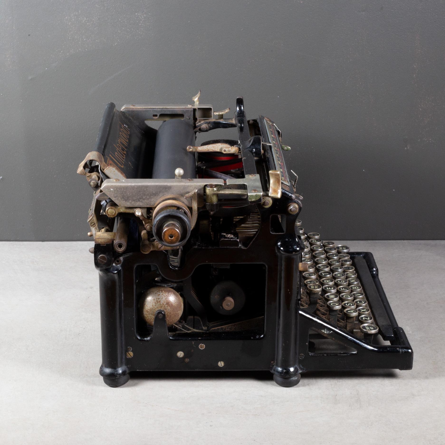 Antigua máquina de escribir Underwood nº 5 c.1928 Art Decó