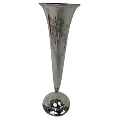 Antique Unger Edwardian Sterling Silver Vase