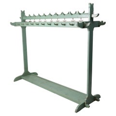 Antique Unique Clothes Rack in Pine, Made by Hand in Northern Sweden