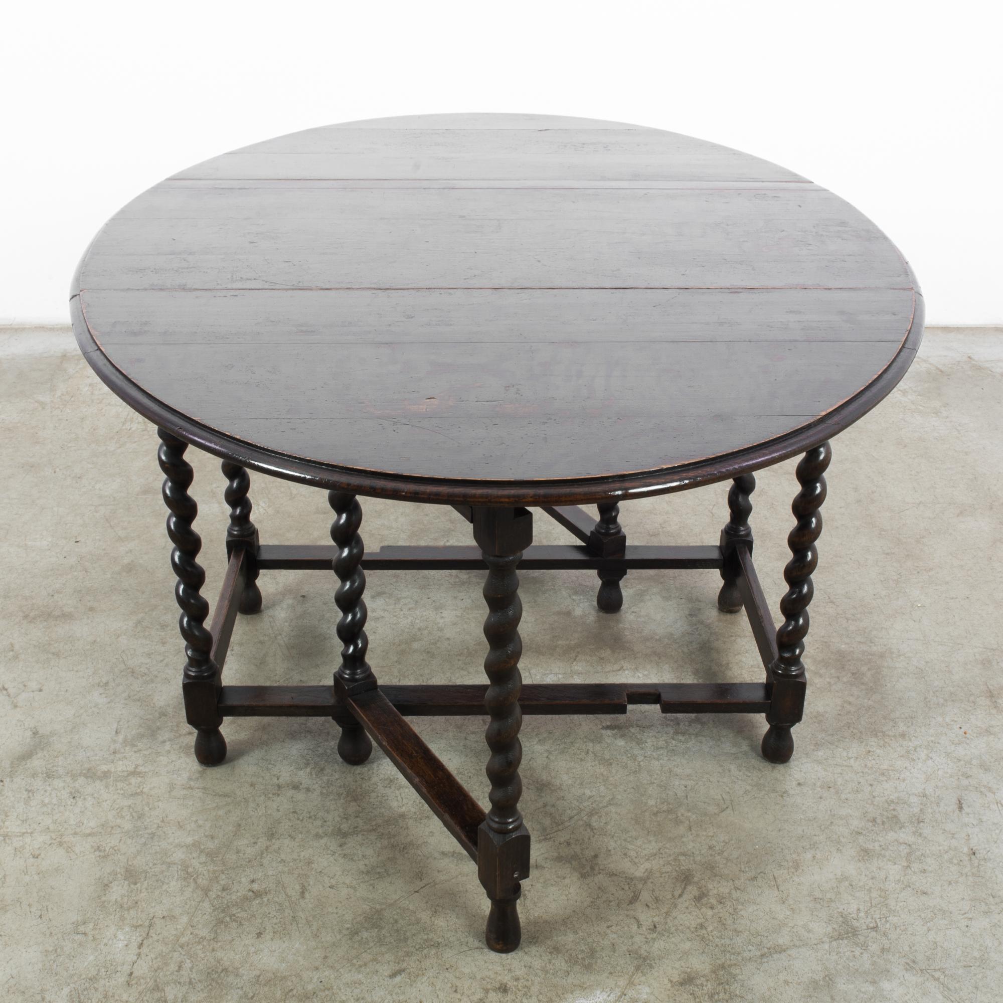 Antique United Kingdom Oak Gateleg Table 2