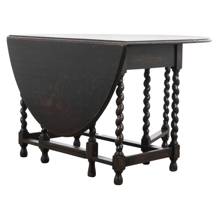 Antique United Kingdom Oak Gateleg Table For Sale at 1stDibs